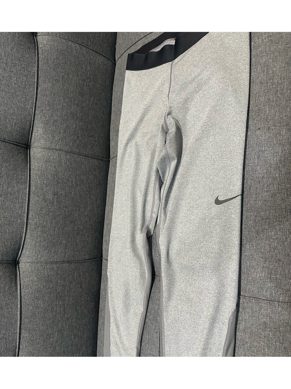Nike Men’s Light Gray Reflective Jogger Pants